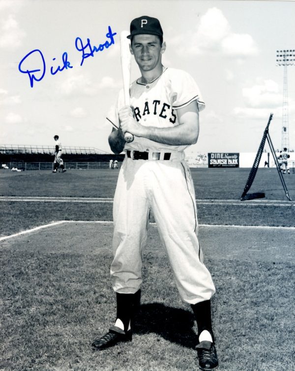 Autographed DICK GROAT 8X10 Photo Pittsburgh Pirates