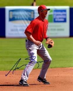 AUTOGRAPHED ANDREW ROMINE 8X10 Los Angeles Angels Photo