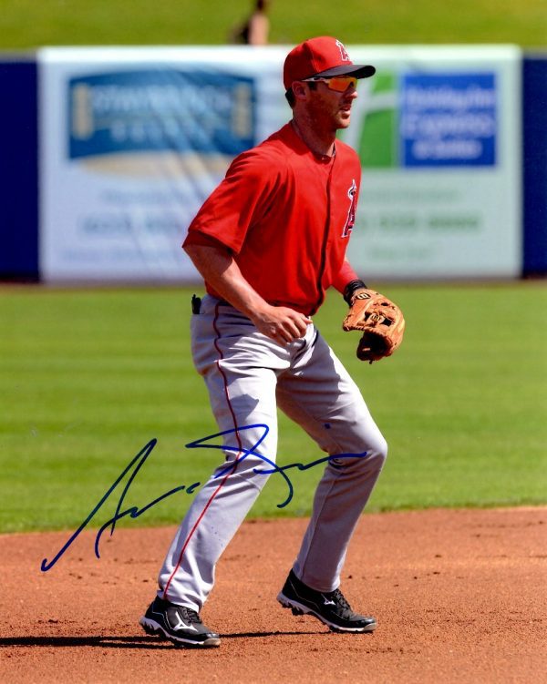 AUTOGRAPHED ANDREW ROMINE 8X10 Los Angeles Angels Photo