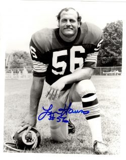 Autographed LEN HAUSS 8x10 Washington Redskins Photo