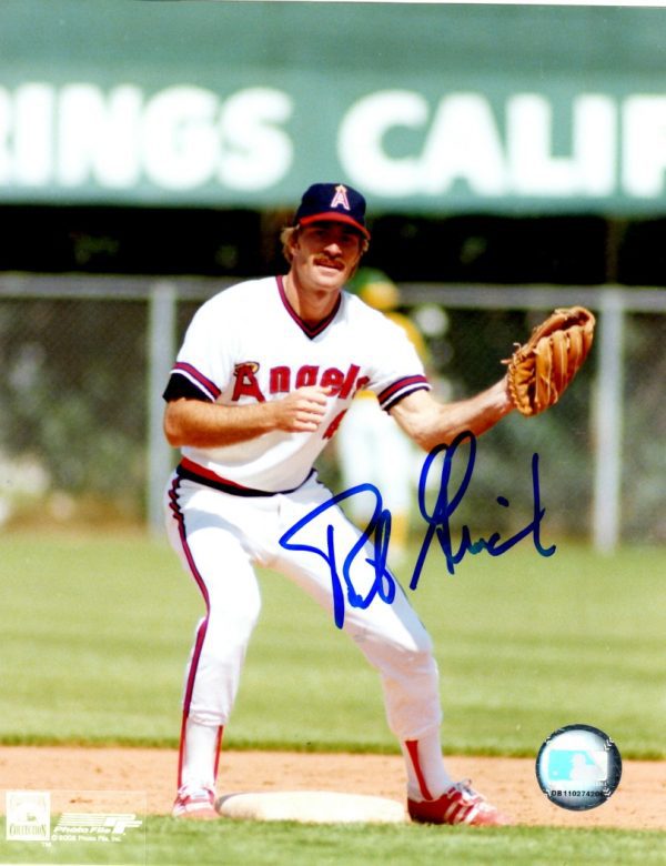 AUTOGRAPHED BOBBY GRICH 8X10 Angels Photo