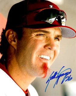 AUTOGRAPHED SCOTT SPIEZIO 8X10 St. Louis Cardinals photo