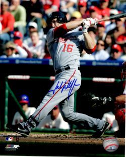 Autographed JOSH WILLINGHAM 8X10 Washington Nationals Photo