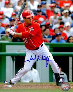 Autographed JOSH WILLINGHAM 8X10 Washington Nationals Photo