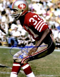 Autographed JIMMY JOHNSON 8X10 San Francisco 49'ers Photo