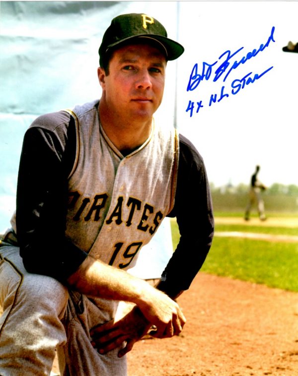 Autographed BOB FRIEND 8X10 Photo Pittsburgh Pirates