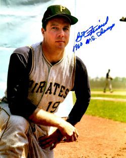 Autographed BOB FRIEND 8X10 Pittsburgh Pirates Photo