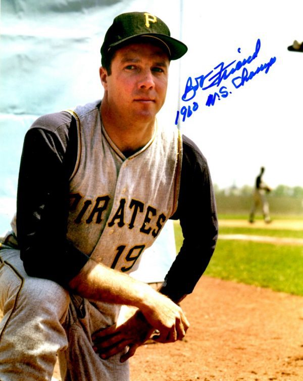 Autographed BOB FRIEND 8X10 Pittsburgh Pirates Photo