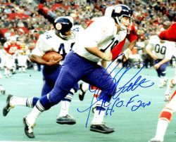 Autographed FLOYD LITTLE  8X10 Denver Broncos Photo