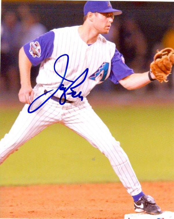 Autographed JAY BELL 8X10 Arizona Diamondbacks Photo