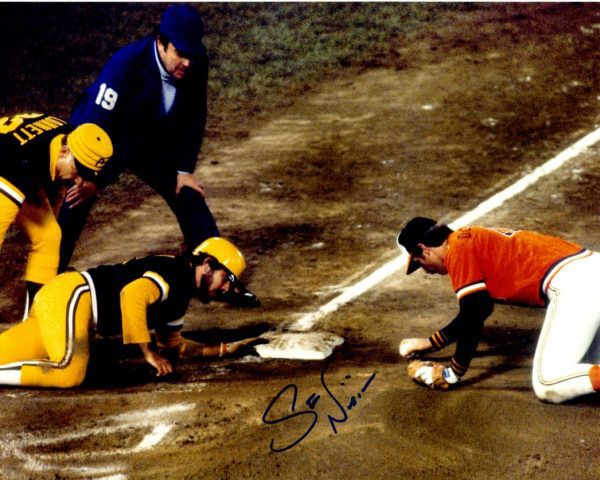 Autographed STEVE NICOSIA 8X10 Photo Pittsburgh Pirates