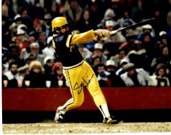Autographed STEVE NICOSIA 8X10 Photo Pittsburgh Pirates