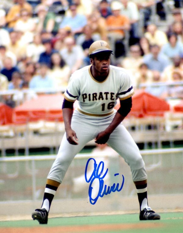 Autographed AL OLIVER 8X10 Photo Pittsburgh Pirates