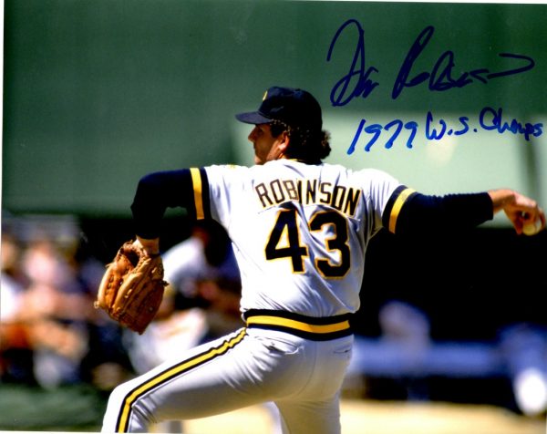 Autographed DON ROBINSON 8X10 Photo Pittsburgh Pirates