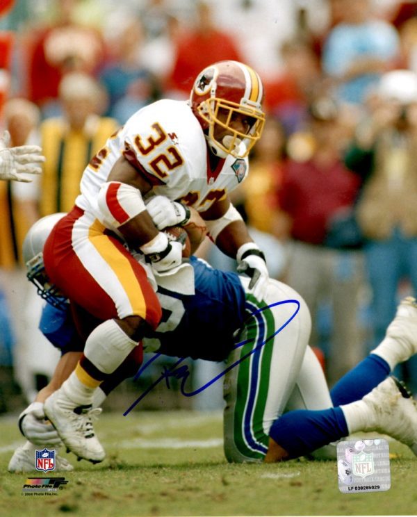 Autographed RICKY ERVINS 8x10 Washington Redskins Photo
