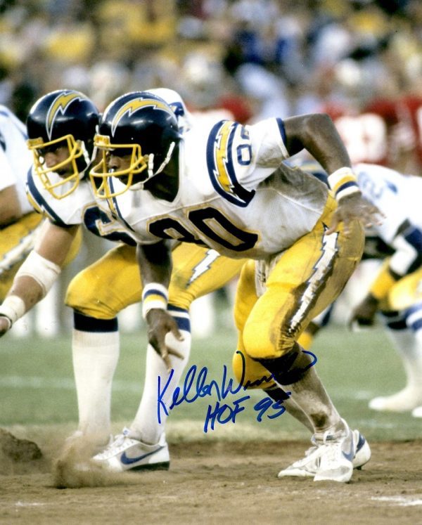 Autographed KELLEN WINSLOW 8X10 San Diego Chargers Photo
