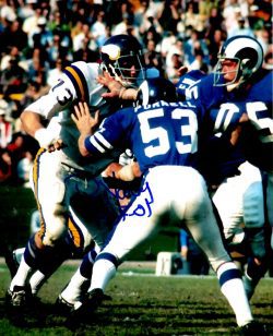 Autographed RON YARY 8X10  Minnesota Vikings Photo
