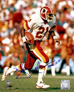 Autographed MIKE NELMS 8x10 Washington Redskins Photo