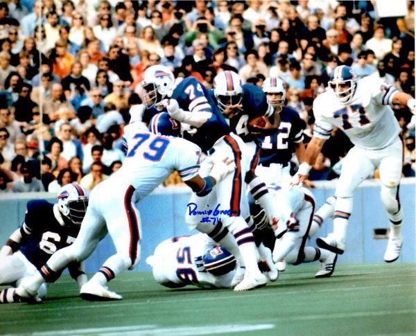 Autographed DONNIE GREEN 8X10 Buffalo Bills Photo