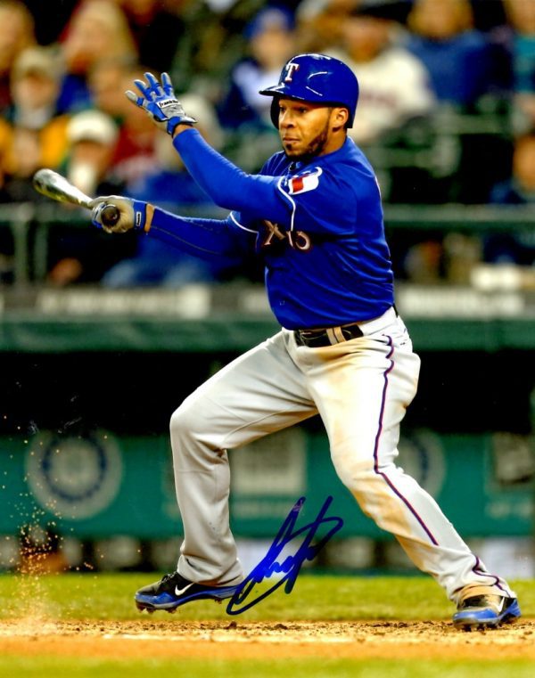 AUTOGRAPHED LEURY GARCIA 8X10 Texas Rangers Photo