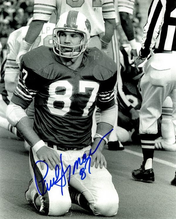 Autographed PAUL SEYMOUR 8X10 Buffalo Bills Photo