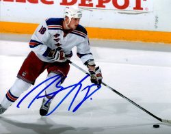 Autographed MARC STAAL 8X10 New York Rangers Photo