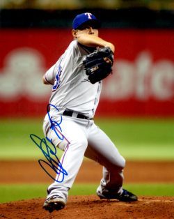 AUTOGRAPHED MARTIN PEREZ 8X10 Texas Rangers Photo