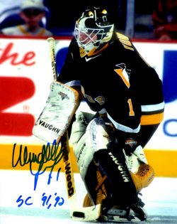 Autographed WENDELL YOUNG 8x10 Pittsburgh Penguins Photo