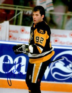Autographed RICK TOCCHET 8x10 Pittsburgh Penguins Photo