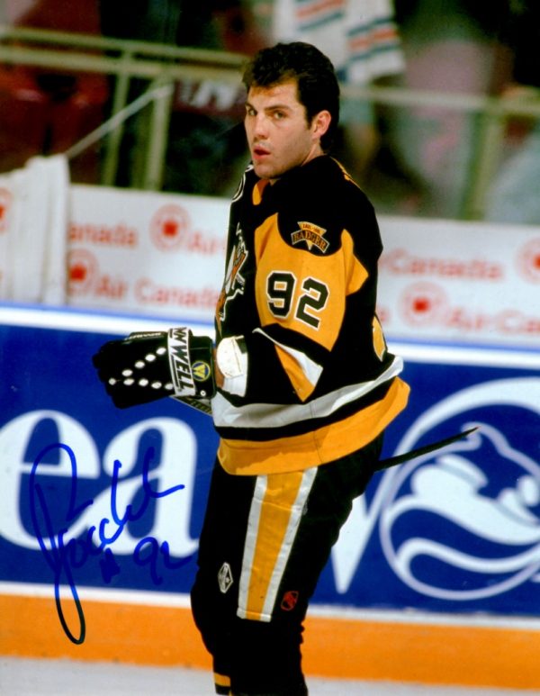 Autographed RICK TOCCHET 8x10 Pittsburgh Penguins Photo