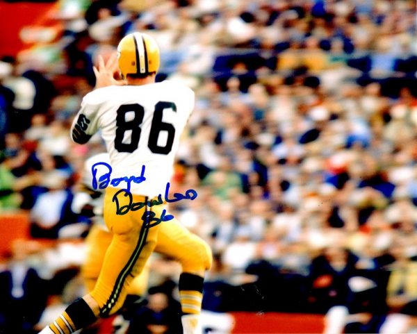 Autographed BOYD DOWLER 8X10 Green Bay Packers Photo