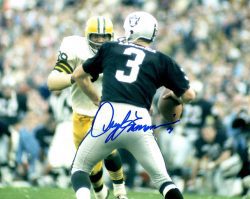 Autographed  DARYLE LAMONICA 8X10 Oakland Raiders photo