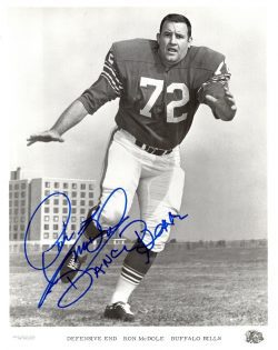 Autographed RON MCDOLE 8X10 Buffalo Bills Photo