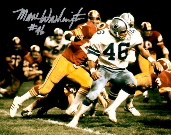 Autographed MARK WASHINGTON 8x10 Dallas Cowboys Photo