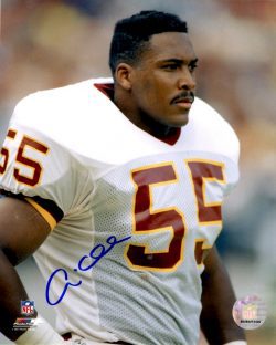 Autographed ANDRE COLLINS 8x10 Washington Redskins Photo