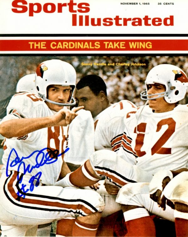 Autographed  SONNY RANDLE 8X10 photo St Louis Cardinals