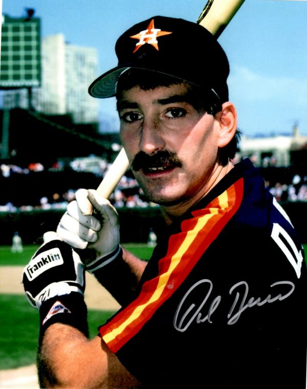 AUTOGRAPHED DALE BERRA 8X10 Houston Astros Photo