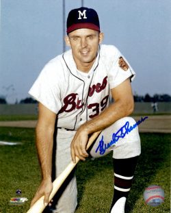 AUTOGRAPHED FRANK THOMAS 8X10 Milwaukee  Braves