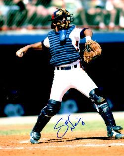 AUTOGRAPHED STEVE NICOSIA 8X10 Montreal Expos Photo