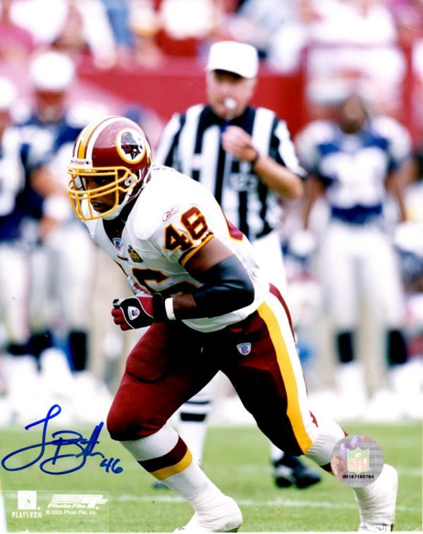 Autographed LADELL BETTS 8x10 Washington Redskins Photo