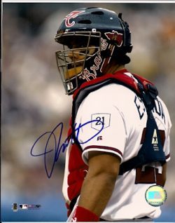 AUTOGRAPHED  photo JOHNNY ESTRADA Atlanta  Braves