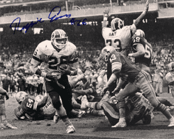 Autographed REGGIE EVANS photo Washington Redskins