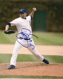 AUTOGRAPHED SCOTT EYRE Chicago Cubs Photo