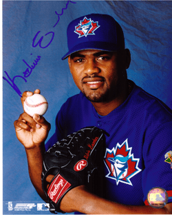 SIGNED photo KELVIM ESCOBAR #2 Toronto Blue Jays