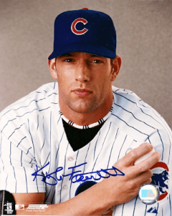 AUTOGRAPHED KYLE FANRSWORTH 8x10 Chicago Cubs Photo