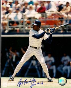 AUTOGRAPHED TONY FERNANDEZ SD Padres photo