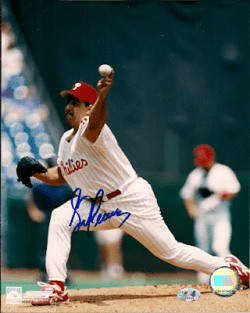 AUTOGRAPHED SID FERNANDEZ 8x10 Philadelphia Phillies photo