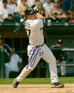 AUTOGRAPHED  photo JOSH FIELDS Chicago White Sox