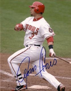 Autographed JESUS FLORES Washington Nationals Photo