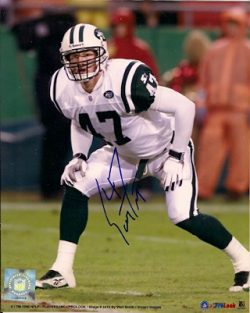 Autographed SCOTT FOSTER New York Jets photo